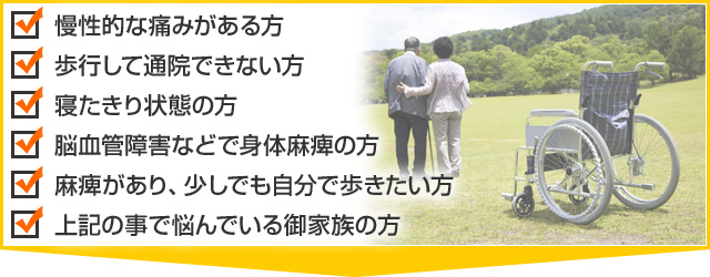 このような方々にオススメ致します。