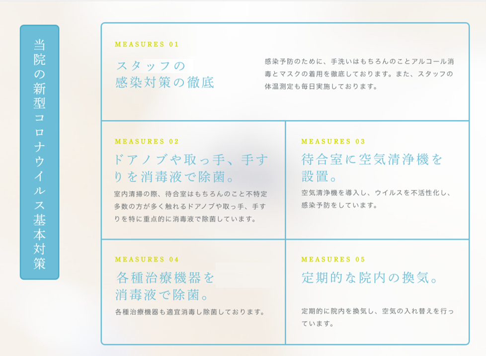コロナ感染対策